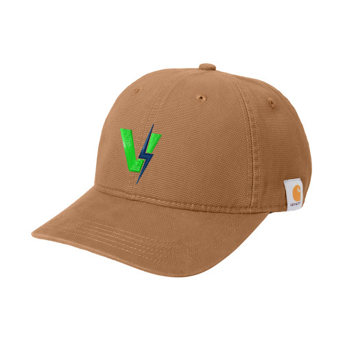 Volt V-Icon Carhartt® Lightly Structured Cotton Canvas Cap - Carhartt Brown