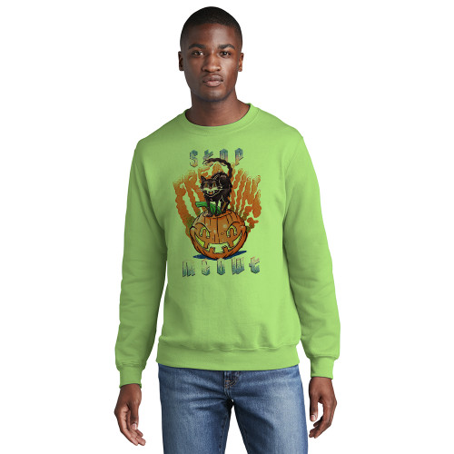 STOP FREAKING MEOWT Sweatshirt - Lime