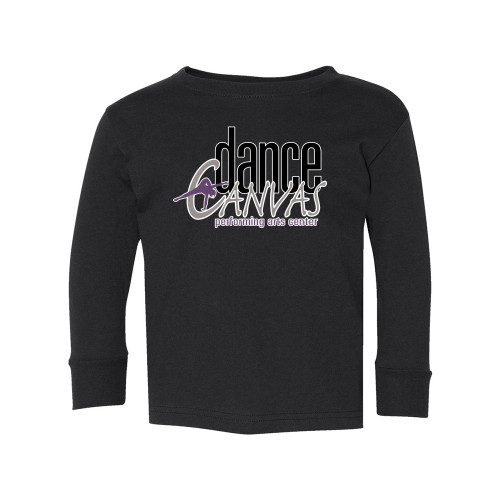 Dance Canvas LOGO Ringspun Cotton TODDLER Long Sleeve Tee