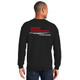 Ozark Aeroworks FLC & FULL BACK RED & WHITE AN EAGLE PARTNER - Unisex Crewneck Sweatshirt - Black