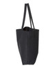 THE FEEL GREAT SYSTEM Embroidered Premium Pigment Dyed Tote Bag - Washed Black