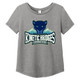 Kinetic Bridges Academy PANTHER Premium Ladies Triblend Tee - Aluminum Grey