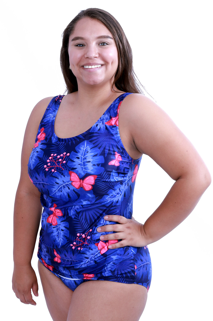 plus size flyaway swimsuit