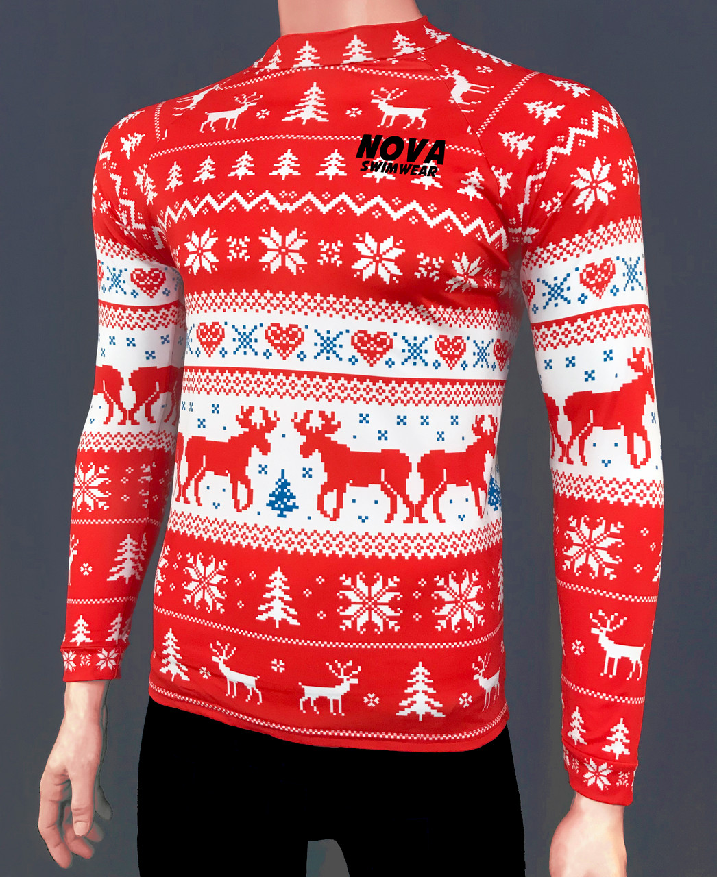 Bra Ugly Christmas Swimsuit Unisex Long Sleeve Ugly Christmas