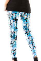 Ladies Leggings - Biker - Back