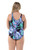 Shelf Bra Neon Jelly One Piece Plus Size Chlorine Resistant Swimsuit - Back