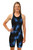 Ladies Knee Length Reptile Chlorine Resistant Swimsuit - Front