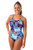 Ladies Adjustable Sportique Stone One Piece Chlorine Resistant Swimsuit - Side