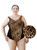 Shelf Bra Leopard One Piece Plus Size Chlorine Resistant Swimsuit - Front