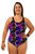 Shelf Bra Radiance One Piece Plus Size Chlorine Resistant Swimsuit - Front