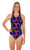 Ladies Sport Back Radiance One Piece Chlorine Resistant Swimsuit - Front