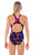 Ladies Sport Back Radiance One Piece Chlorine Resistant Swimsuit - Back