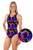 Ladies Sport Back Radiance One Piece Chlorine Resistant Swimsuit - Side