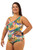 Bra Cup Calypso One Piece Plus Size Chlorine Resistant Swimsuit - Side