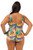 Bra Cup Calypso One Piece Plus Size Chlorine Resistant Swimsuit - Back