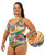 Bra Cup Calypso One Piece Plus Size Chlorine Resistant Swimsuit - Side