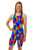 Ladies Knee Length Hyper Chlorine Resistant Swimsuit - Side