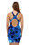 Girls Knee Length Vortex One Piece Chlorine Resistant Swimsuit - Back