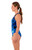 Ladies Sport Back Period Lining Vortex One Piece Chlorine Resistant Swimsuit - Side
