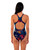 Ladies Sport Back Period Lining Deepwater One Piece Chlorine Resistant Swimsuit - Back