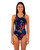 Ladies Sport Back Period Lining Deepwater One Piece Chlorine Resistant Swimsuit - Front