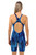 Ladies Knee Length Velocity Chlorine Resistant Swimsuit - Back