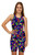 Girls Knee Length Smash One Piece Chlorine Resistant Swimsuit - Front