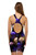 Girls Knee Length Lumina One Piece Chlorine Resistant Swimsuit - Back