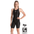 Ladies Racing Skins FINA APPROVED  Black SL1Z Chlorine Resistant Swimwear - Side Ladies Racing Skins FINA APPROVED  Black SL1Z Chlorine Resistant Swimwear - Side