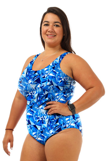 Nova Swimwear Ladies Lux Shelf Bra One Piece – FreeStyle Swimwear