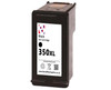 HP 350 XL Remanufactured Ink Cartridge - High Capacity Black Ink Cartridge - Compatible For  (CB336EE, CB336E, 350XL)