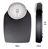 Mechanical Bathroom Scales Doctor Style Large Dial 150kg Retro Black Non Digital