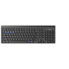 Wireless Keyboard Bluetooth 2.4GHz Multi Device QWERTY Rapoo 8100M Black