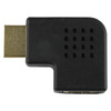 HDMI Right Angle Adapter 90 Degree Black 4K Gold Plated HDMI to HDMI