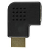 HDMI Right Angle Adapter 90 Degree Black 4K Gold Plated HDMI to HDMI