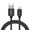 Fast USB iPhone Charger Cable Braided Heavy Duty 2m Data Lead