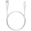 Fast USB iPhone Charger Cable Heavy Duty 1.4m Data Lead White