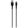 Micro USB Charging Cable Data Sync Lead 2.4m Black Fast Charge
