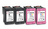 4 x302XL Black And Colour Ink Cartridge 4 Pack Remanufactured Compatible With HP DeskJet Envy