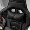Gaming Chair Office eSports Black X Rocker Alpha Glued Repaired