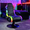 Gaming Chair X Rocker Bolero RGB LED Stereo Audio Used