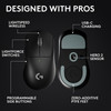 Logitech G PRO X SUPERLIGHT 2 DEX Wireless Gaming Mouse 44K DPI 60g Black
