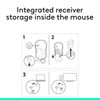 Logitech M185 Wireless Mouse Grey USB 2.4GHz Optical PC Laptop Plug and Play