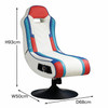 X Rocker eSports Pro 2.1 Pedestal Junior Gaming Chair *No Power Supply See Photos GLUED REPAIRED*