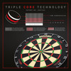 Professional Dartboard PDC Triple Core Winmau Blade 6 Carbon 45.4cm