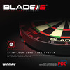 Professional Dartboard PDC Triple Core Winmau Blade 6 Carbon 45.4cm