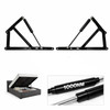 1000N Ottoman Bed Lift Mechanism Kit with 38cm 380mm Gas Struts, Heavy Duty Steel Hydraulic Storage Bed Hinges, Lift Up System for Divan Ottoman Bed Base, Side or End Opening, Black