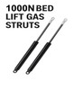 1000N Gas Struts 500mm M8 8mm Eyelet Set of 2 Heavy Duty Ottoman Bed Lift Shock Absorbers for Boot Bonnet Toolbox Hatch Cabinet Door