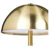 Mushroom Table Lamp Habitat Brass USB Rechargeable LED Open Box