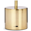 Mushroom Table Lamp Brass USB Rechargeable LED Habitat Retro Bedside Light